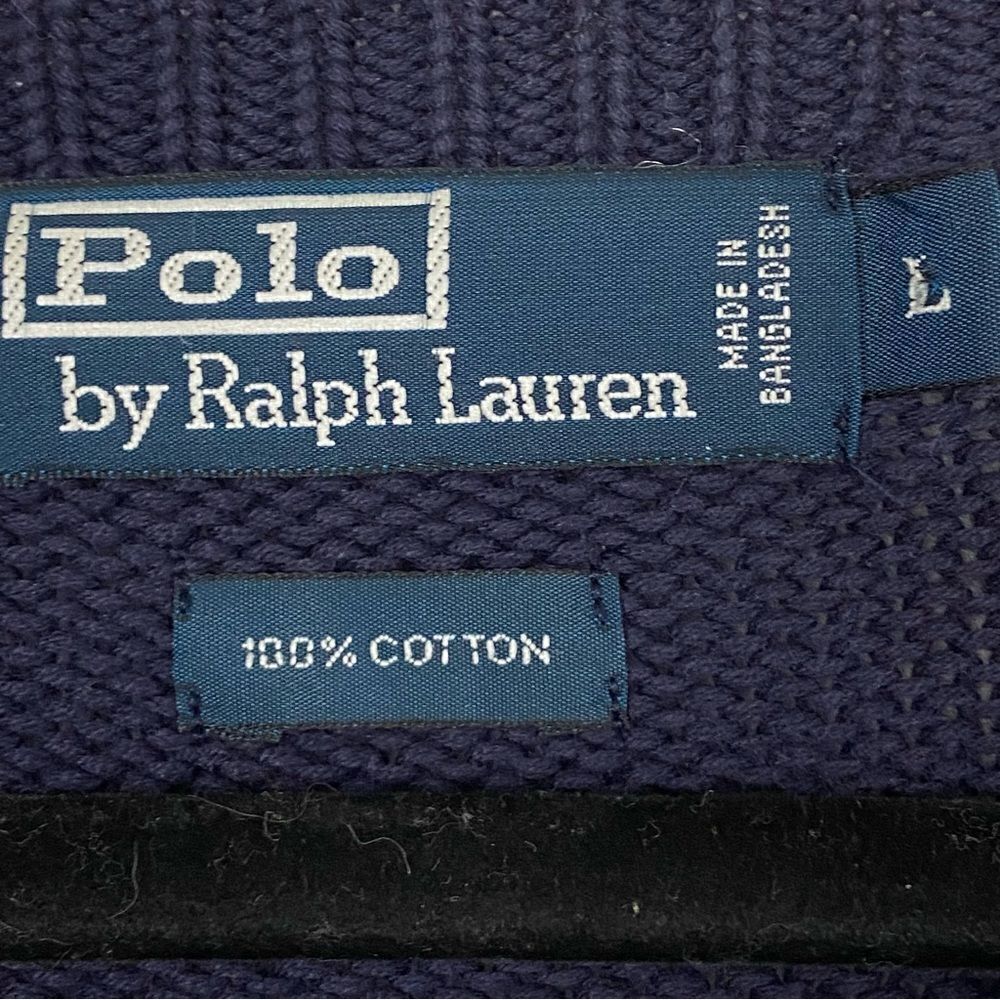 Polo Ralph Lauren Men L Long Sleeve Waffle Knit Thermal Shirt Pullover Sweater - Picture 3 of 12